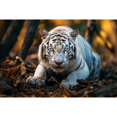 Tigre Noir Et Gris Tableau